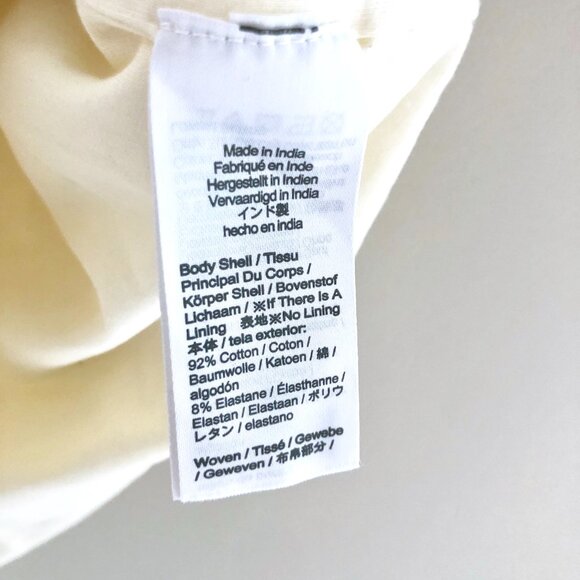 J.Crew Off-the-shoulder ruffle top in stretch cotton blend - Picture 3 of 5